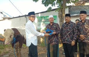 Pj. Bupati Tulungagung Serahkan Sapi Kurban Seberat 650 Kilogram