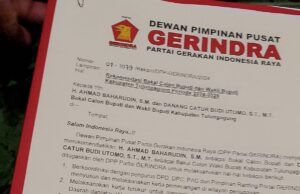 Kantongi Rekom Gerindra, Pasangan Ahmad Bahrudin-Danang Siap Bertarung Dalam Pilkada Tulungagung