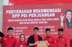 Sah, PDIP Beri Rekomendasi Pasangan Maryoto-Didik Maju Pilkada Tulungagung