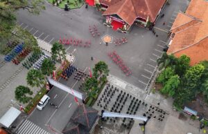 Upacara HUT RI ke-80 Pemkab Mojokerto Diikuti Ratusan Peserta Lintas Sektor