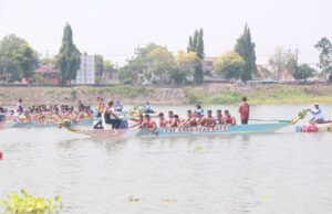 24 Tim Ikuti Lomba Dayung Perahu Naga Panglima TNI di TBI Mlirip Mojokerto