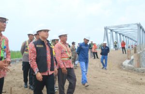 Proyek Jembatan Talunbrak Mojokerto Capai 86 Persen