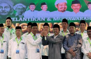 KH Abdul Muchid dan KH Muslich Abbas Resmi Pimpin PCNU Mojokerto 2025–2030