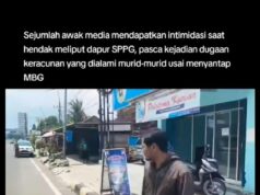 Dramatis! Jurnalis Diancam Balok Paving saat Konfirmasi Keracunan Massal SPPG Mantingan Ngawi
