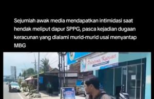 Dramatis! Jurnalis Diancam Balok Paving saat Konfirmasi Keracunan Massal SPPG Mantingan Ngawi