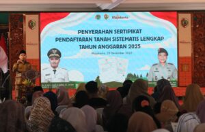 PTSL di Pemkab Mojokerto Terus Jalan, 8.100 Dserahkan ke Warga