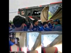 KEPULANGAN AREMANIA DARI JAKARTA DIWARNAI AKSI PELEMPARAN BATU DI RUAS TOL MOJOKERTO