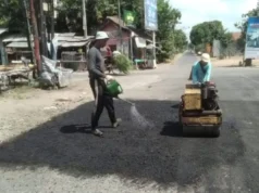 Pemerintah Kabupaten Tulungagung Menerima program perbaikan infrastruktur Jalan Rp18 miliar foto, kegiatan perbaikan jalan