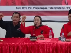 Targetkan 50 Persen Kader Muda Hadapi Pemilu 2029, PDI Perjuangan Tulungagung Dorong Transformasi Organisasi dok, ketua DPC PDI Perjuangan Erma Susanti saat memberikan Arahan