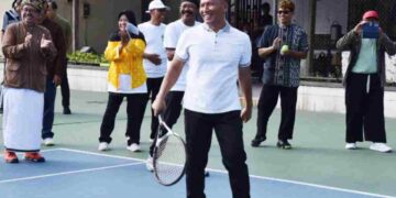 Plt Bupati Tulungagung, Ahmad Baharudin Meresmikan Pembukaan Turnamen Tenis Kartini Kartono Fun Game