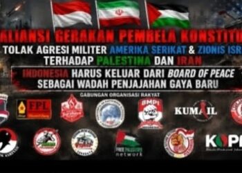 Desak Indonesia Keluar dari “Board of Peace” 36 Elemen Masyarakat Surabaya Gelar Aksi di Depan Grahadi