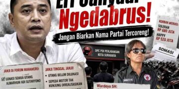 DPC PDI PERJUANGAN KOTA SURABAYA, MEMANGGIL SAUDARA WARDOYO SH. TERKAIT PEMBERITAAN DI MEDIA DENGAN JUDUL “ERI CAHYADI NGEDABRUS”