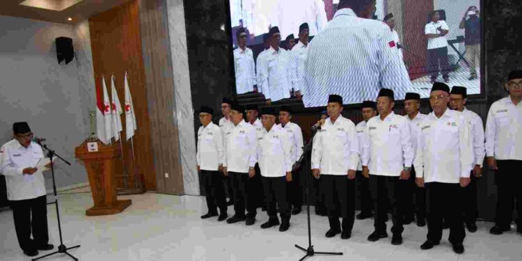 Pengurus Dan Dewan Kehormatan PMI Tulungagung Dilantik, Layanan Kemanusiaan dan Kemandirian Organisasi di Perkuat