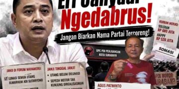 Rapat Klarifikasi ” Eri Cahyadi Ngedabrus ” Oleh DPC PDI Perjuangan Kota Surabaya Berlangsung Panas Dan Ricuh..!!