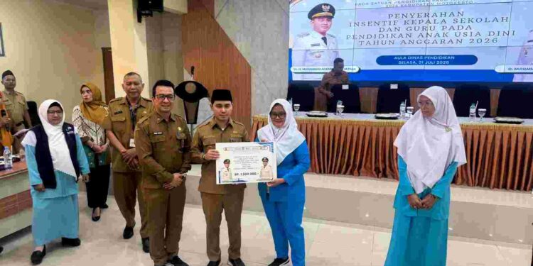 1.661 Guru PAUD Mojokerto Terima Insentif Rp 250 Ribu per Bulan