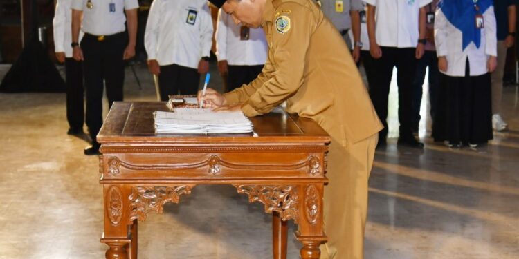 Plt Bupati Tulungagung Ahmad Baharudin, MoU Dengan 16 Instansi Vertikal dan Launching Tujuh Inovasi Unggulan
