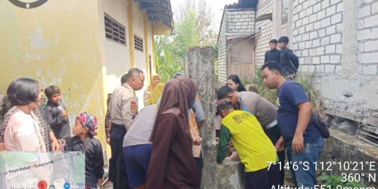 Empat Bocah yang Tercebur Sumur Sekolah di Modo Lamongan