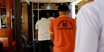 Pengeroyokan Dini Hari di Jalan Raya Karanggeneng Lamongan, Polisi Ringkus 2 Remaja dan Sita Barang Bukti